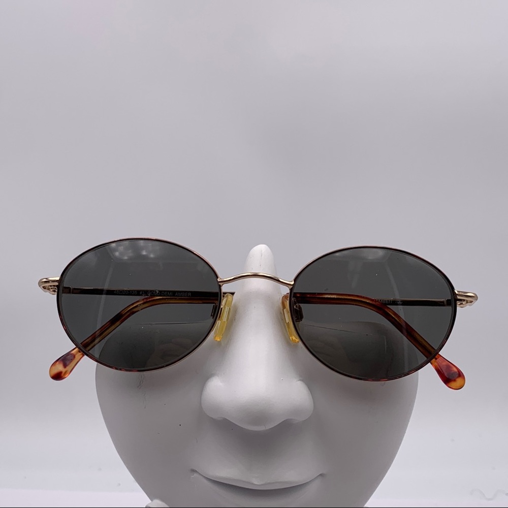 Vintage Liberty G4011 Gold Oval Sunglasses Frames